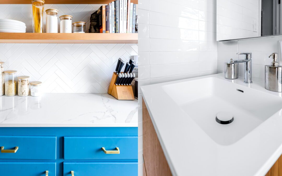 What Are the Differences Between Bathroom and Kitchen Countertops?