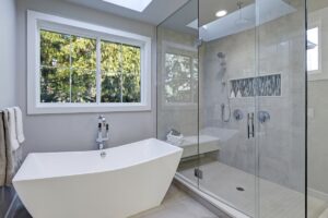 With so many types of glass shower doors, NYKB explains swinging doors