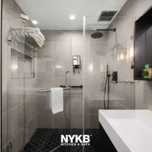 NYKB shares ideas for tiles in small bathrooms