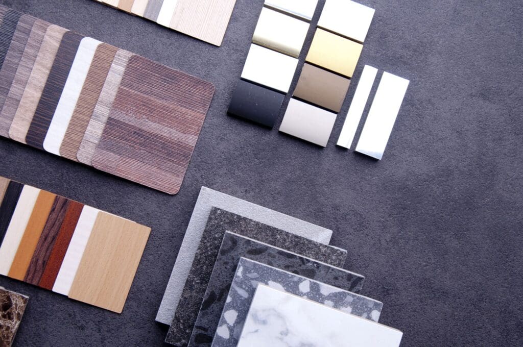 Selection of Quartz surfaces for countertop customization
