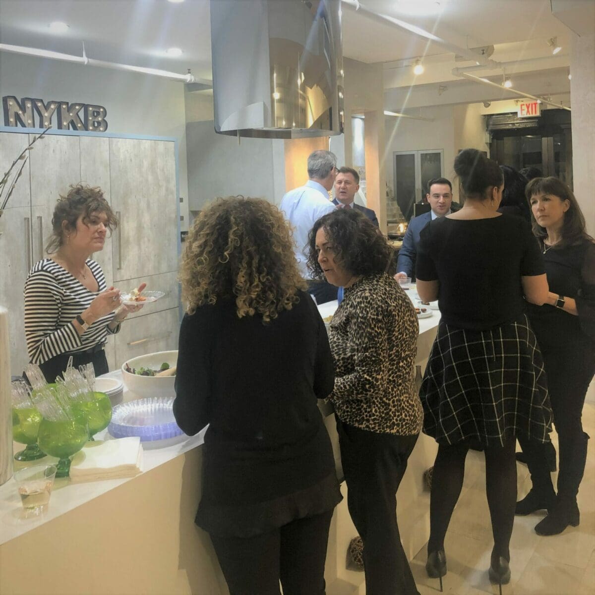 Cooking demonstration at NYKB showroom