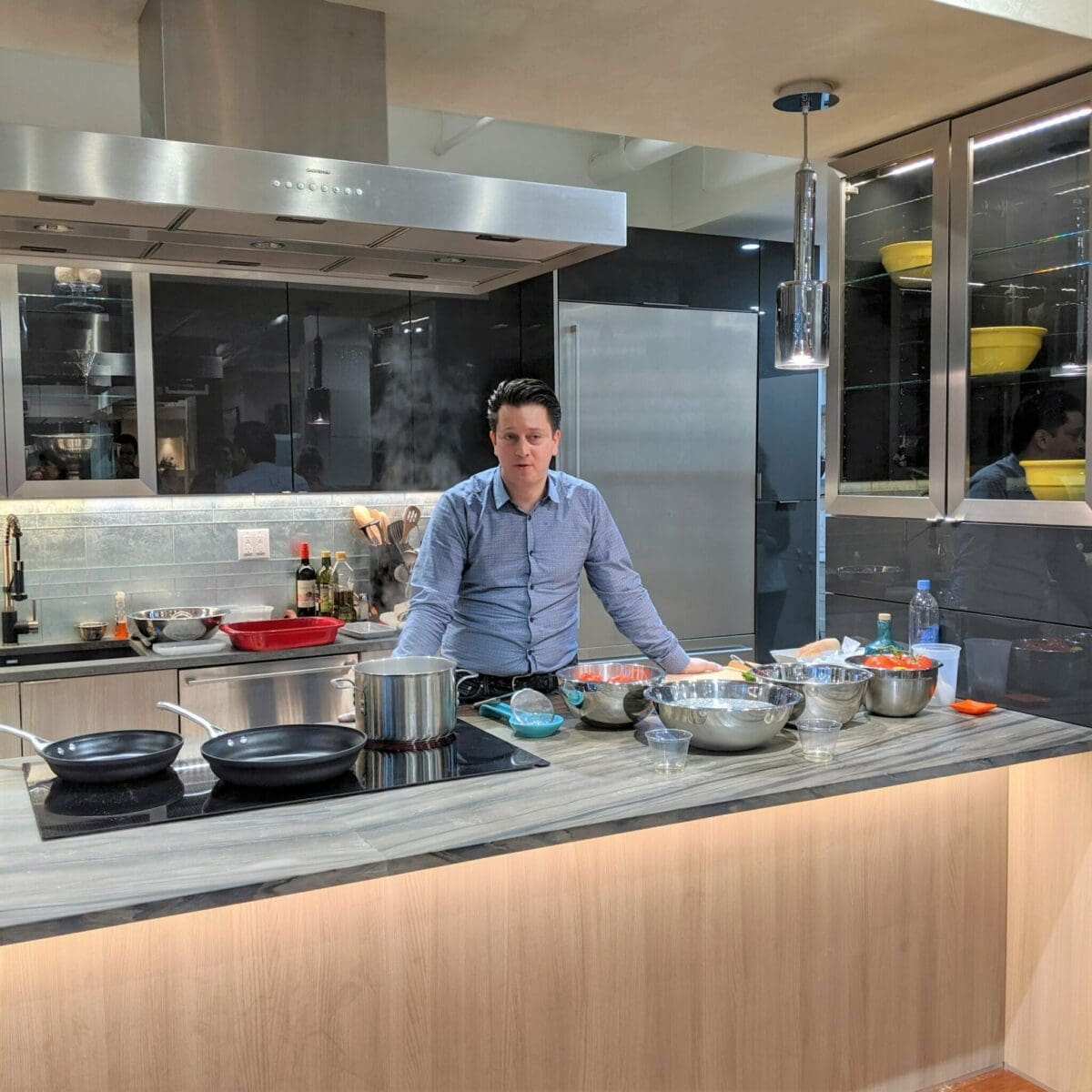 Cooking Demonstrations at NYKB’s Showroom Bring Together Home Industry Professionals - NYKB
