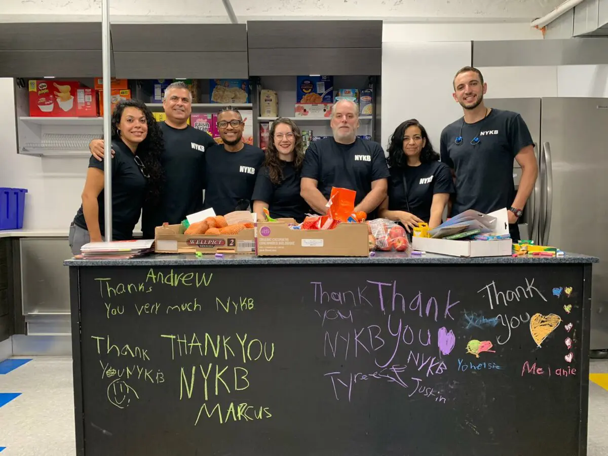 NYKB kitchen donation community event