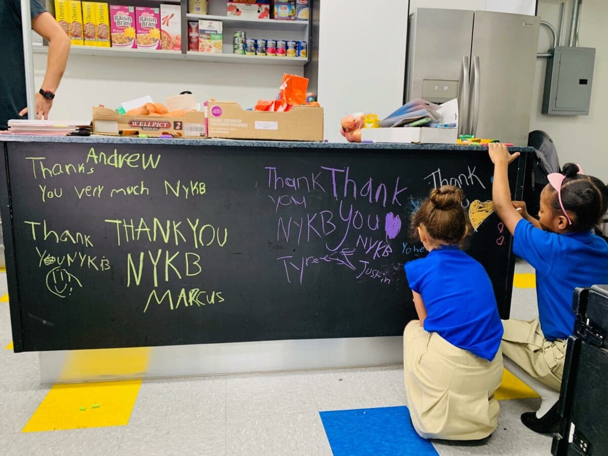 NYKB kitchen donation community event