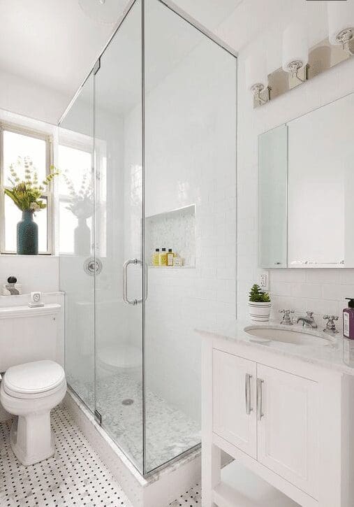 Magnify Minimal Space With Small Bathroom Layout Ideas - NYKB