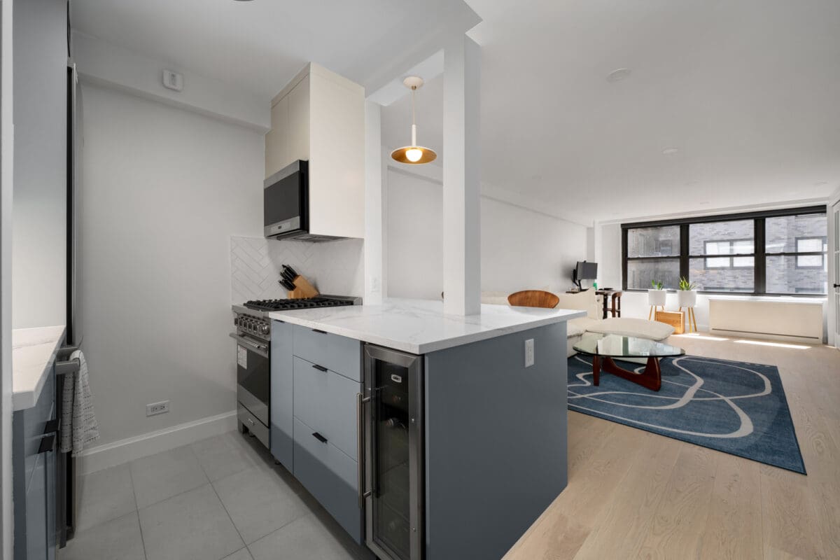 East 57th Street kitchen renovation project by NYKB