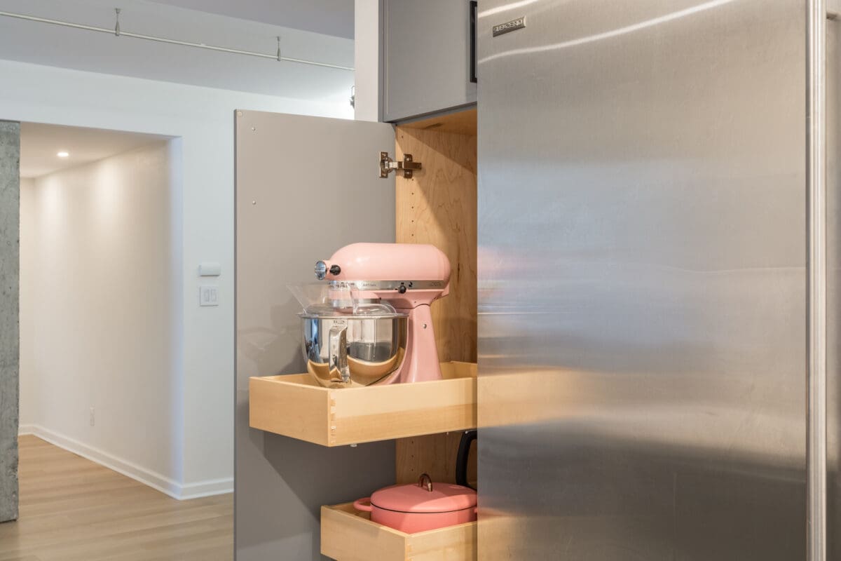 Small kitchen appliance garage image for Is an Appliance Garage Worth It in a Small Kitchen