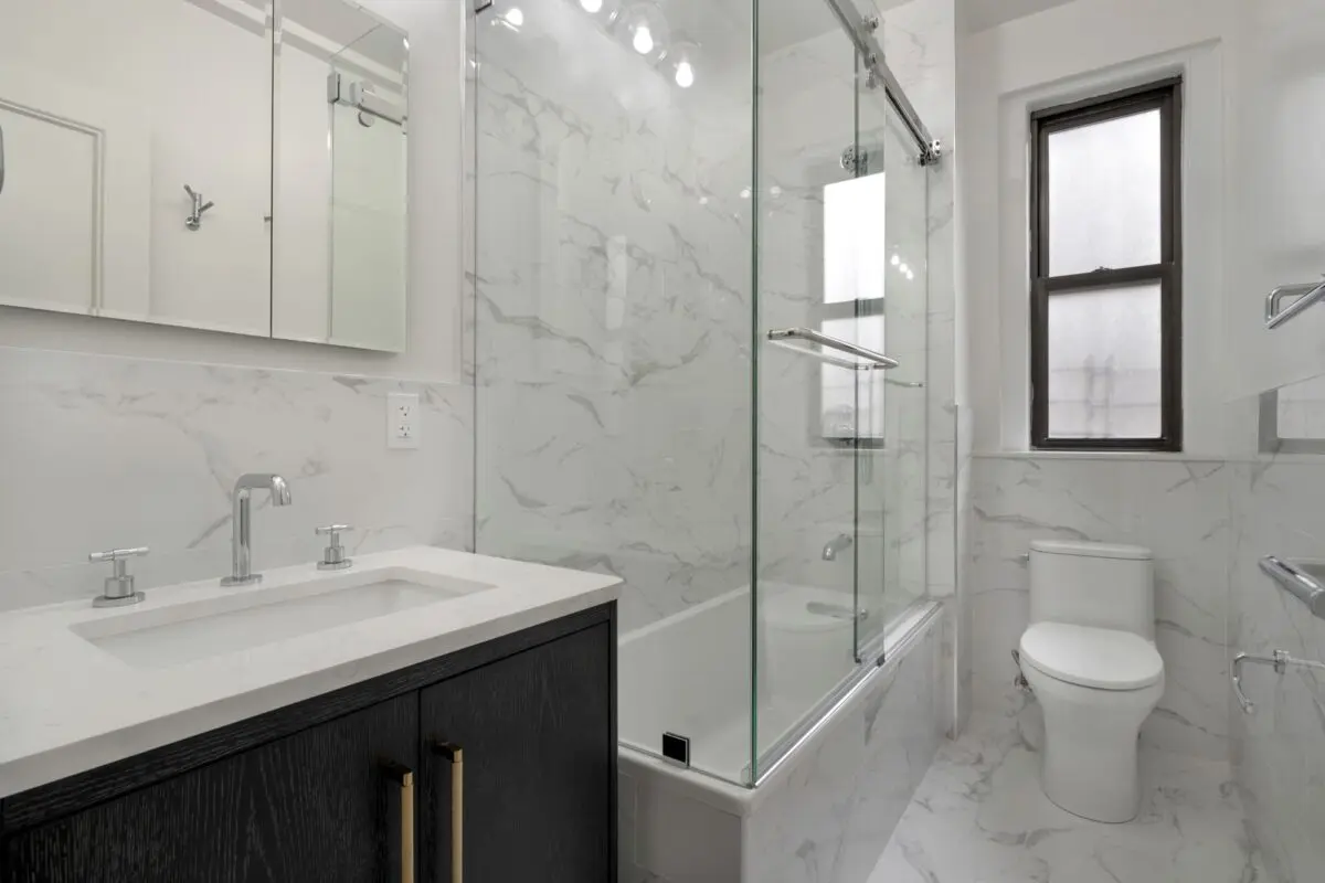 West 93rd Street bathroom renovation project by NYKB