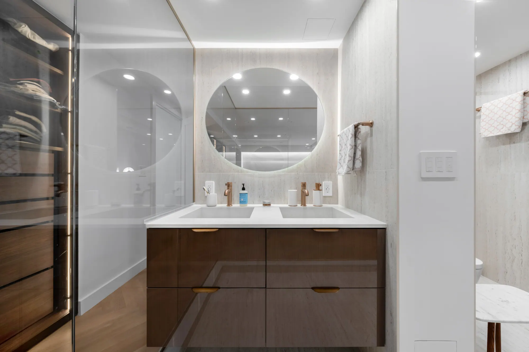 Bathroom vanity design by NYKB