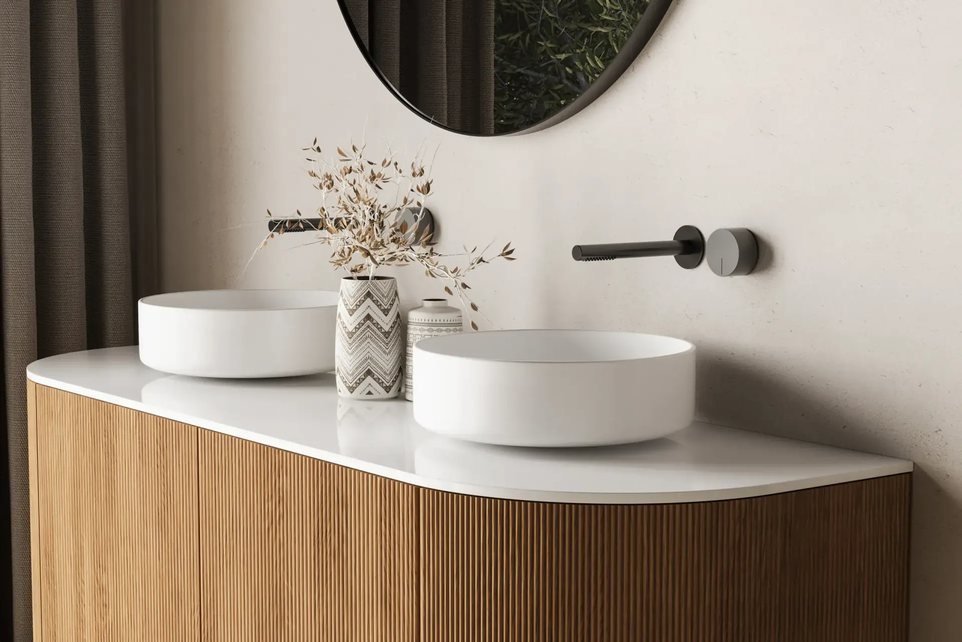 Bathroom vanity design by NYKB