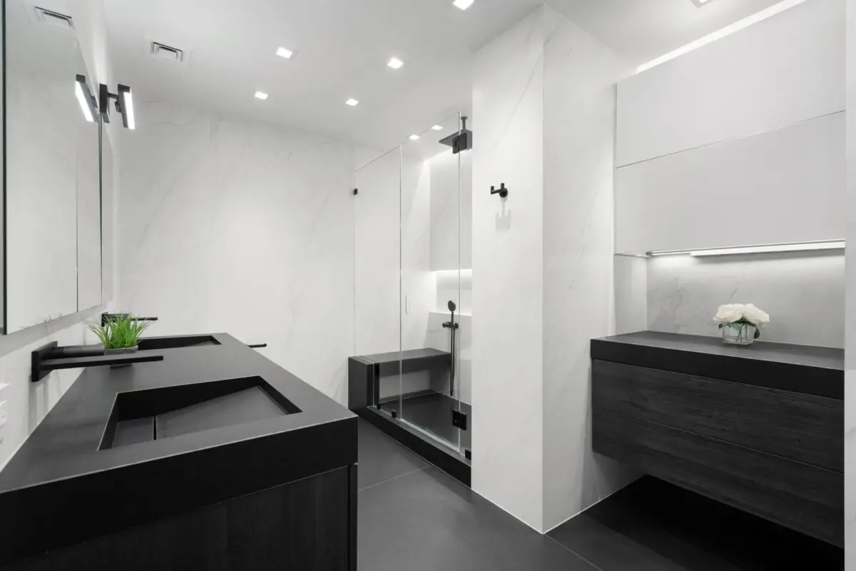 Bathroom vanity design by NYKB